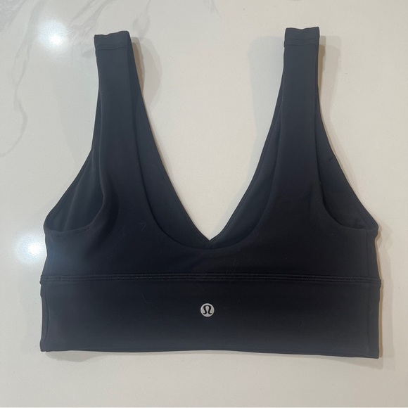 Like New Lululemon Align V-Neck Bra Light Support A/B Cup Size 6 - Picture 4 of 7